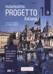 Nuovissimo Progetto italiano 1A Corso di lingua e civilta italiana + CD (Uszkodzona okładka)