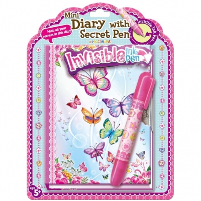 <img src='https://webimage.pl/pics/441/1/d5906079621441.jpg' style='height:440px' /> Pamiętnik z niewidzialnym długopisem Motylki