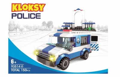 Klocki Kloksy: Policja więźniarka 150 elementów (93514)