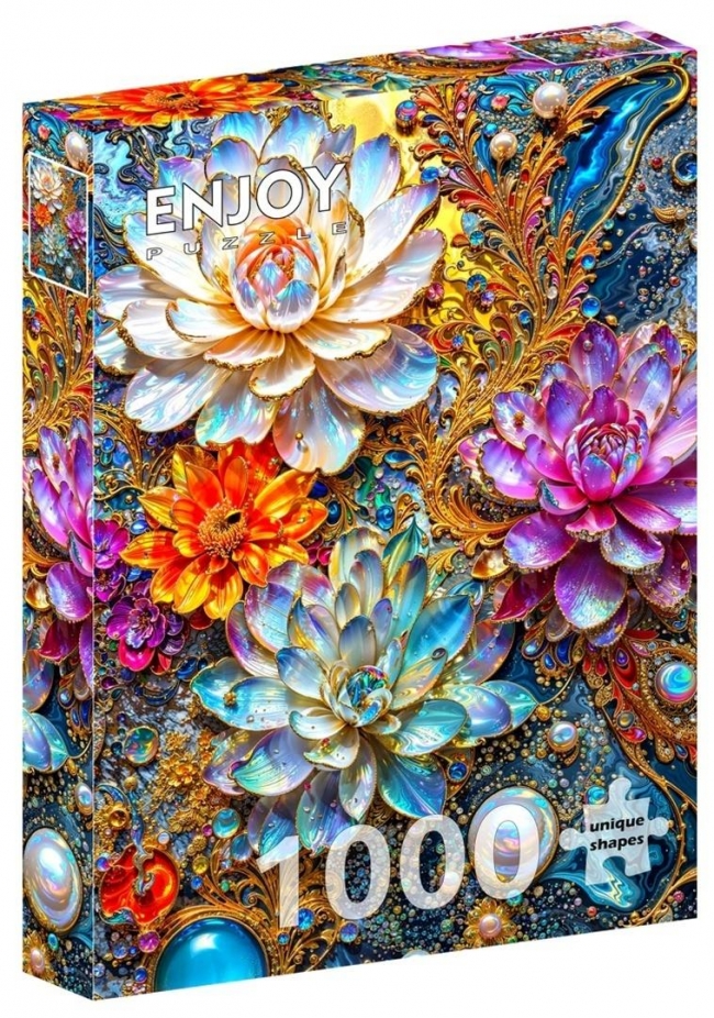 Puzzle 1000 Perłowe lilie wodne