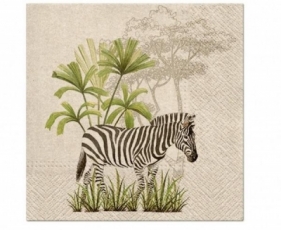 Serwetki Zebra 33x33cm 20szt