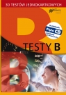 Testy B 30 testów jednokartkowych + płyta CD  opracowanie zbiorowe