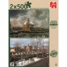 Puzzle 2x500: Noorderkerk Amsterdam (18344)