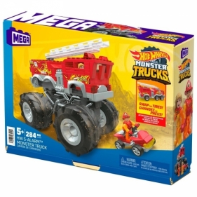 Klocki Mega Hot Wheels Monster Trucks 5-Alarm + łazik ATV Pojazd do zbudowania (HHD19)