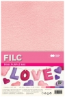 Filc dekoracyjny 20x30 cm 180 g/m2 - pink-purple, 5 ark.