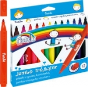 Pisaki Jumbo trójkątne pudełko 12 kolorów