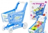 Wózek marketowy + art. spożywcze shopping cart