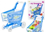 Wózek marketowy + art. spożywcze shopping cart