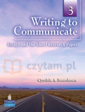 Writing to Communicate 3 BK 1e