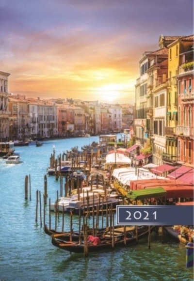 Terminarz 2021 A5 kolorowy - Wenecja