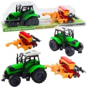 Traktor z siewnikiem