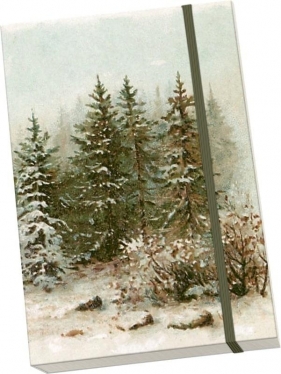 Notatnik ozdobny A5 STNOTE 144 Zimowy las