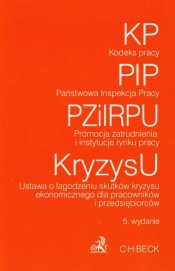 Kodeks pracy Państwowa Inspekcja Pracy Promocja zatrudnienia i instytucje rynku pracy Ustawa o łagodzeniu skutków kryzysu ekonomicznego dla pracowników i przedsiębiorców