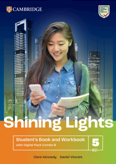 <img src='https://webimage.pl/pics/442/1/d9781009231442.jpg' style='height:440px' /> Shining Lights 5 B2+. Student's Book and Workbook with Digital Pack Combo B