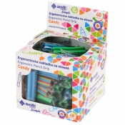 Ergonomiczna nakładka na ołówek Zenith Candy Display 48 sztuk