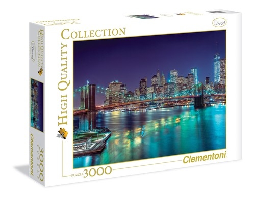Puzzle New York in the night 3000 (33544)