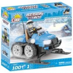 Cobi: Action Town. Policyjny skuter śnieżny - 1544