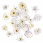 Naklejki PET kwiaty moonlight white 30szt