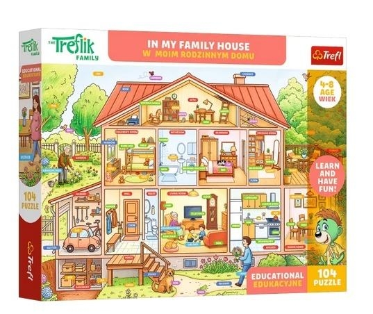 <img src='https://webimage.pl/pics/442/6/d5900511156034.jpg' style='height:440px' /> Puzzle 104 Trefliki W moim rodzinnym domu TREFL