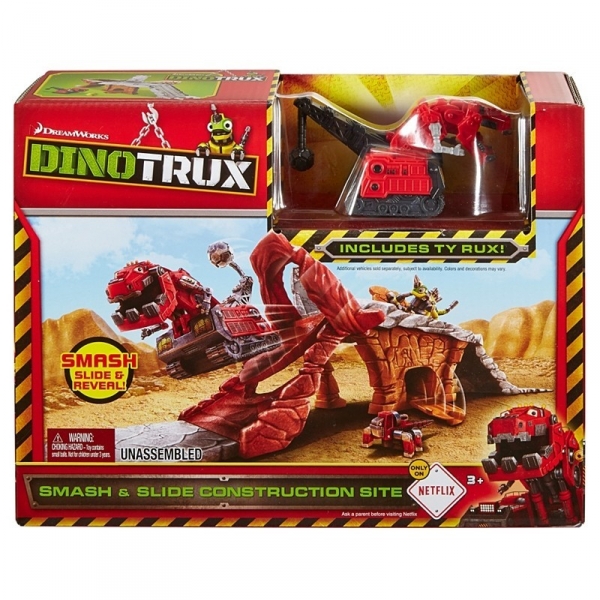 DINOTRUX Rampa do wyskoków, Smash & Slide (CJV82)
