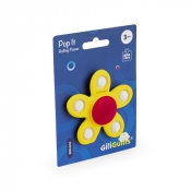 GiliGums, Gryzak zakręcony kwiatek Pop It - żółty