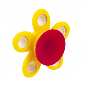 GiliGums, Gryzak zakręcony kwiatek Pop It - żółty