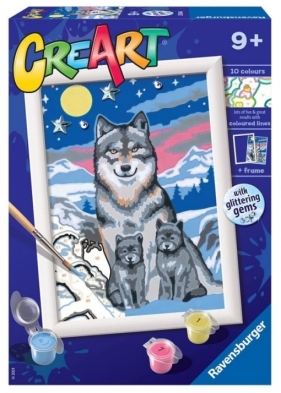 Ravensburger, CreArt dla dzieci: Wilk (20044)