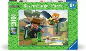 Ravensburger, Puzzle XXL 200: Minecraft (12004144)