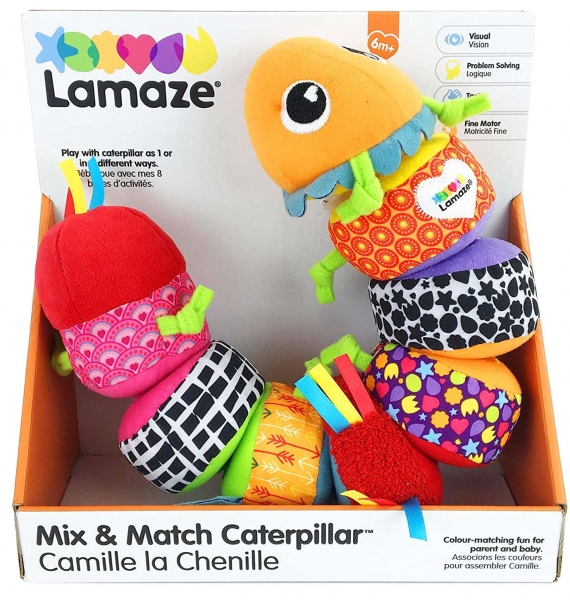 Tomy Lamaze - Gąsienica mix and match (LC27244) 