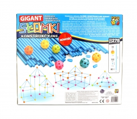 Pro Kids, Słomki konstrukcyjne Gigant - 278 elementów (/6 02443)