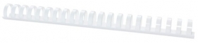 Grzbiety do bindowania Office Products A4 plastikowe 50 sztuk białe (Nr 20242515-14)