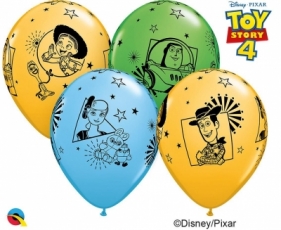 Balon gumowy Godan QL 12 cali z nadr. Toy story 4 / 6 szt. 6 szt różne 12cal (96644)