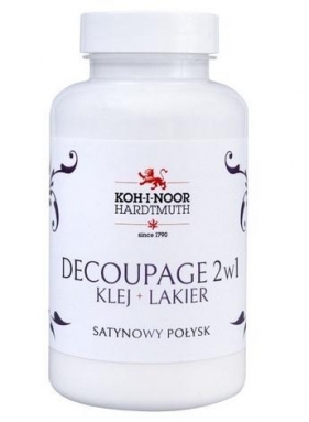 Klej 2w1 z lakierem do decoupage połysk 200ml