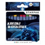 Kredki woskowe 12 kolorów Pad