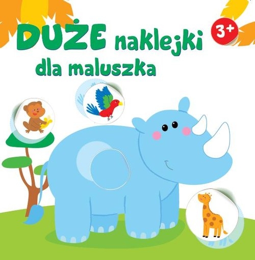 Duże naklejki dla maluszka - Nosorożec