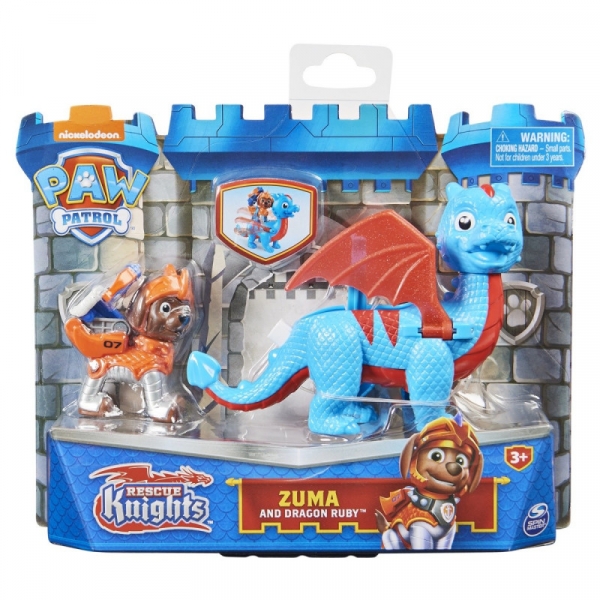 Figurki Psi Patrol Odważni Rycerze Zuma + Smok (6063149/20135267)