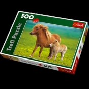 Kucyki na łące - 500 elementów (37144)