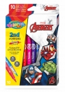 Flamastry dwustronne Colorino Kids 10 kolorów Avengers