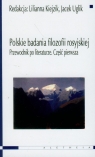 Polskie badanie filozofii rosyjskiej Przewodnik po literaturze. Część