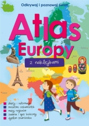 Atlas Europy z naklejkami - Praca zbiorowa