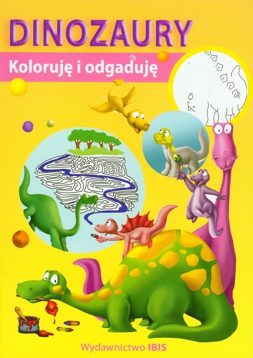 Koloruję i odgaduję Dinozaury