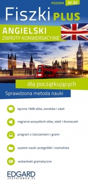 Angielski Fiszki PLUS Zwroty konwersacyjne dla początkujących
