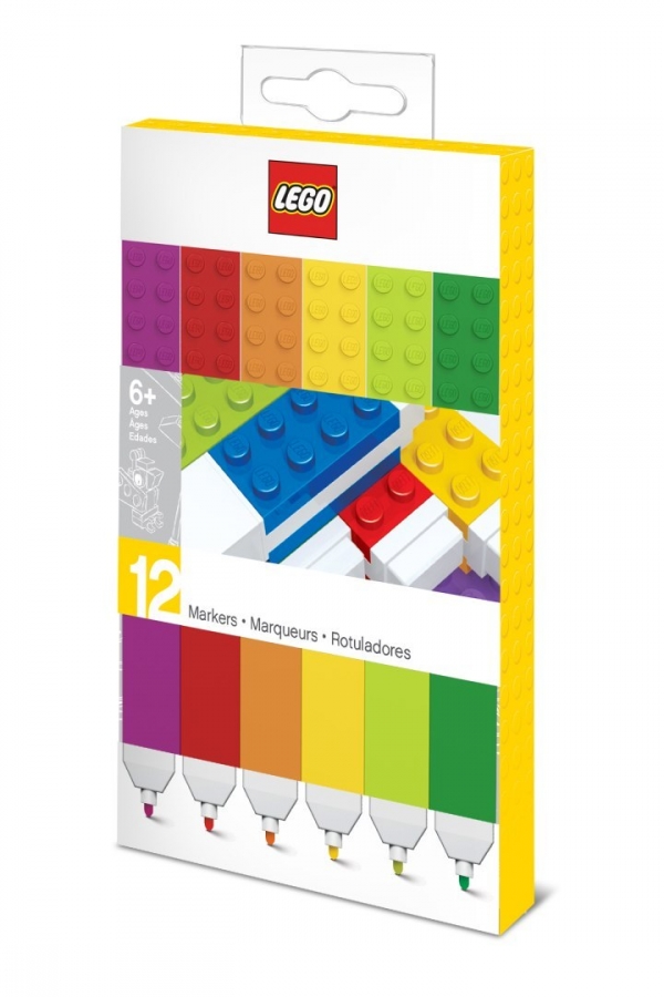 LEGO, Flamastry - 12 szt. (51644)