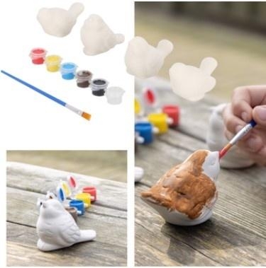 Zestaw do malowania ptaszków DIY