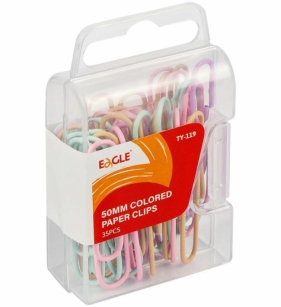 Spinacze kolorowe TY-119 35szt EAGLE