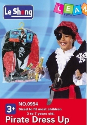 Strój karnawałowy pirat