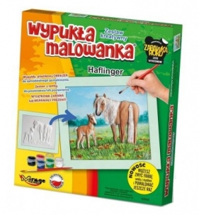 Wypukła malowanka Konie - Haflinger