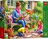  Puzzle 1000 Mother\'s Day: Rodzina w ogrodzie TREFL