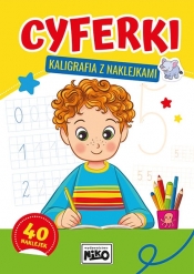 Cyferki. Kaligrafia z naklejkami - Opracowanie zbiorowe