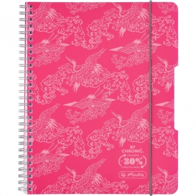 Kołozeszyt Herlitz Eco PP Colors B5/80k kratka, 1 szt